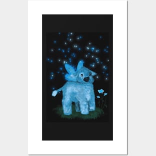 Blue fairy cow Posters and Art